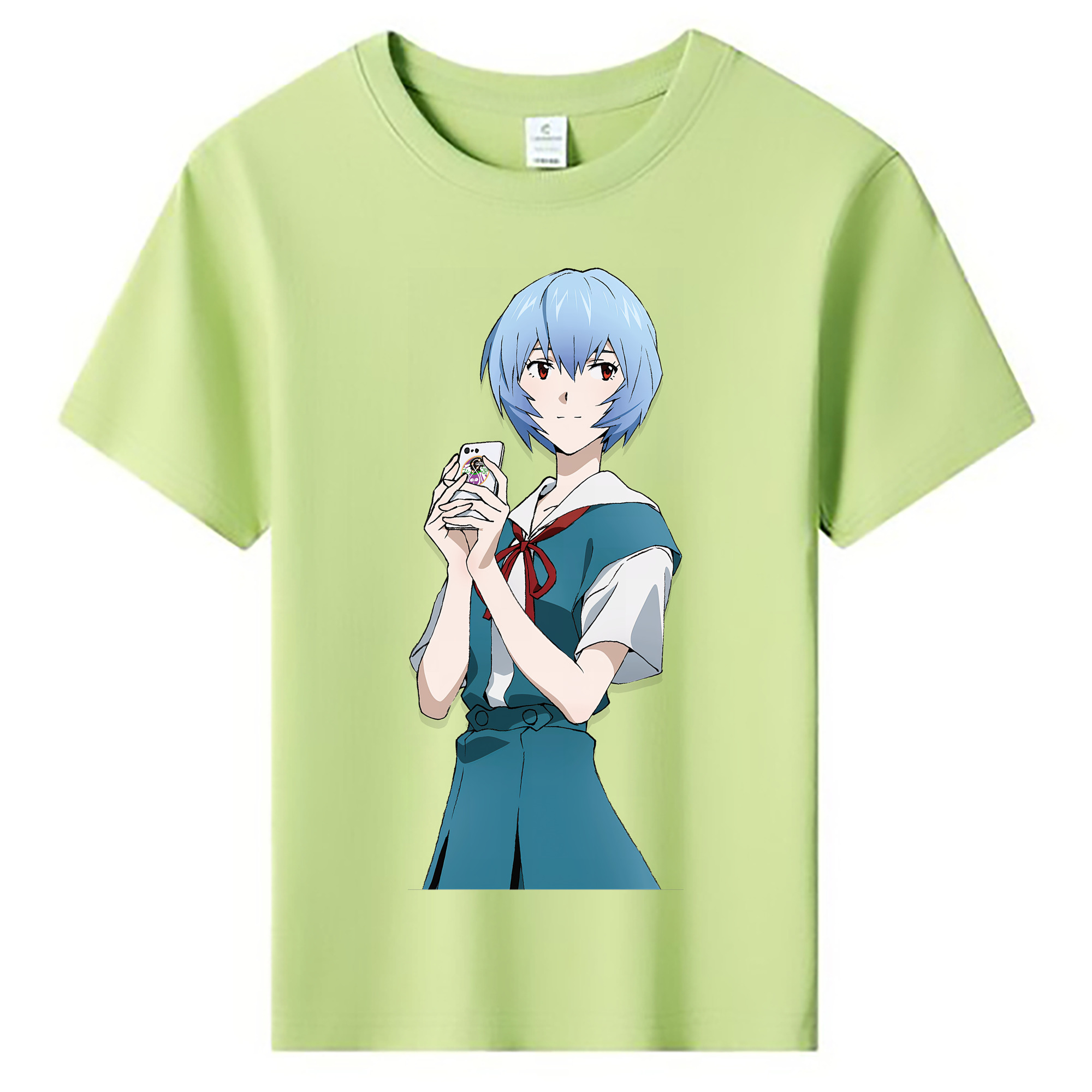 （画像用） EVA 新世紀エヴァンゲリオン 綿100％キッズTシャツ（フロントプリント）